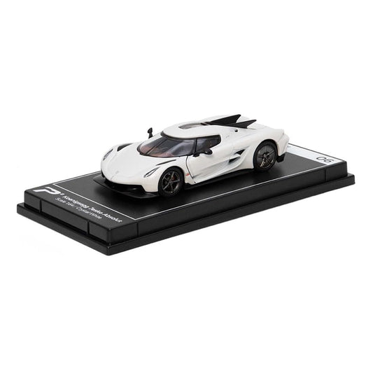 PosterCars Koenigsegg Jesko Absolut H06 Crystal White - Scale 1/64