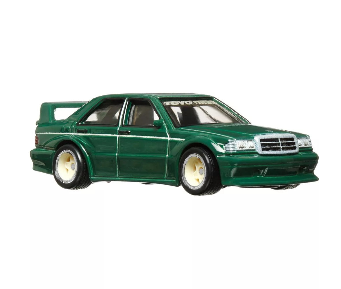 Hot Wheels Premium - Mercedes-Benz 190 E 2.5-16 Green Boulevard Series - Scala 1/64