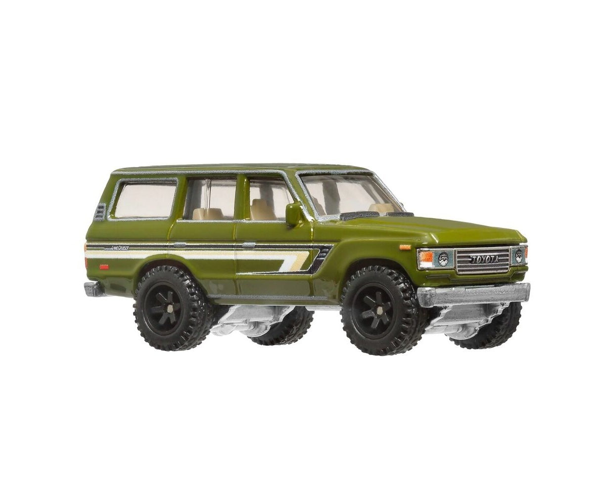 Hot Wheels Premium - Toyota Land Cruiser FJ60 Green - Series Terra Trek - Scala 1/64