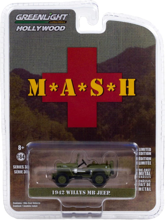 Greenlight - Willys MB Jeep 1942 MASH TV Series - Greenlight - Scale 1/64