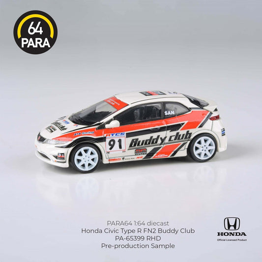 Para64 - Honda 2007 Civic Type R FN2 Euro Buddy Club - Scale 1/64