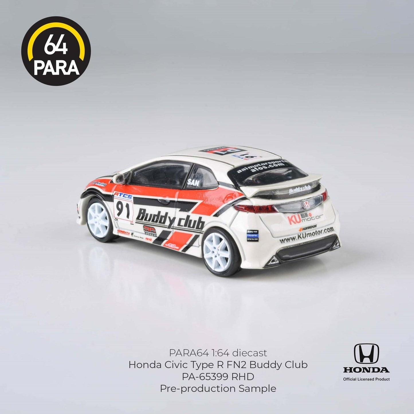 Para64 - Honda 2007 Civic Type R FN2 Euro Buddy Club - Scale 1/64