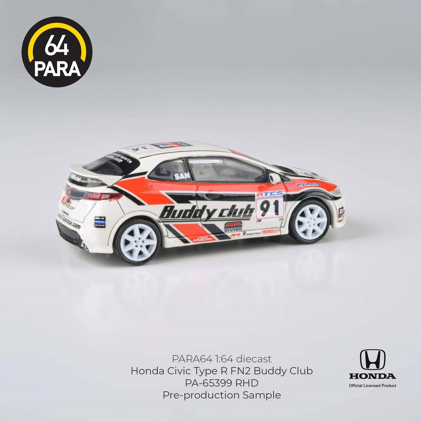 Para64 - Honda 2007 Civic Type R FN2 Euro Buddy Club - Scala 1/64