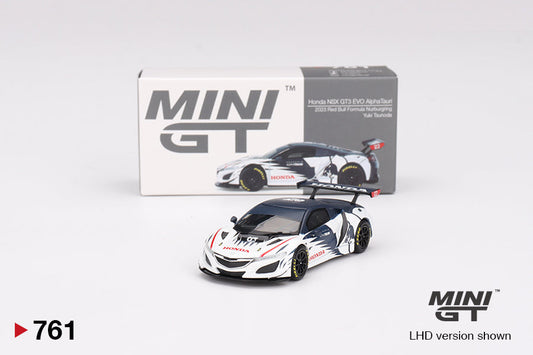 Mini GT - Honda NSX GT3 EVO AlphaTauri Yuki Tsunoda 2023 - Scala 1/64 MGT00761