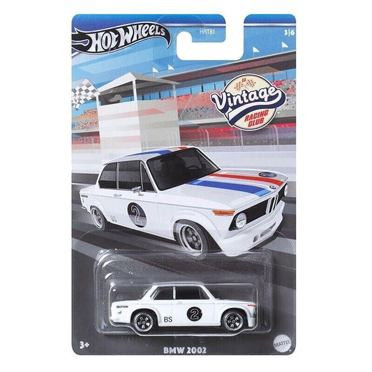 Hot Wheels - BMW 2002 White Vintage Series - Scale 1/64 Approx