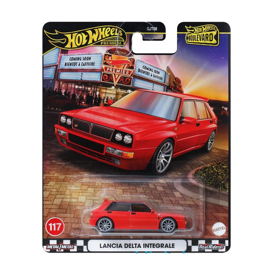 Hot Wheels Premium - Lancia Delta Integrale Red Boulevard Series - Scala 1/64