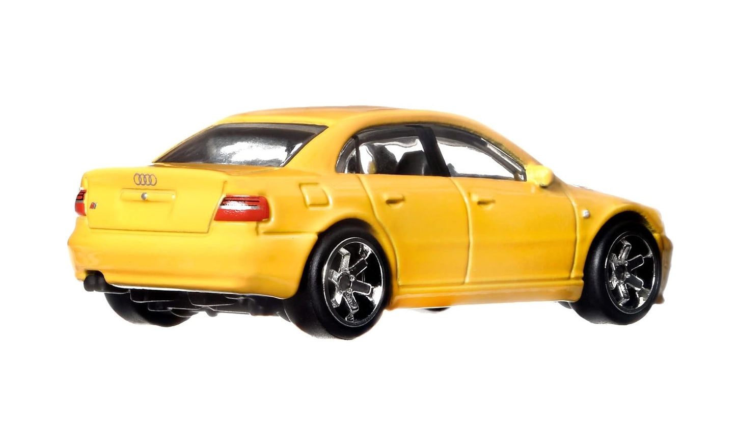 Hot Wheels Premium Audi S4 quattro Yellow - Series Car Culture - Scale 1/64