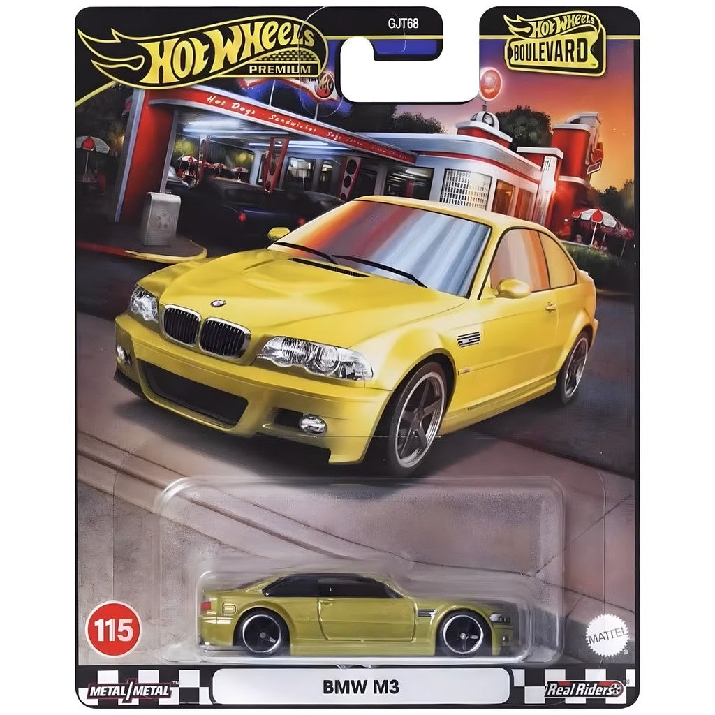 Hot Wheels Premium - BMW M3 Gold - Boulevard Series - Scala 1/64