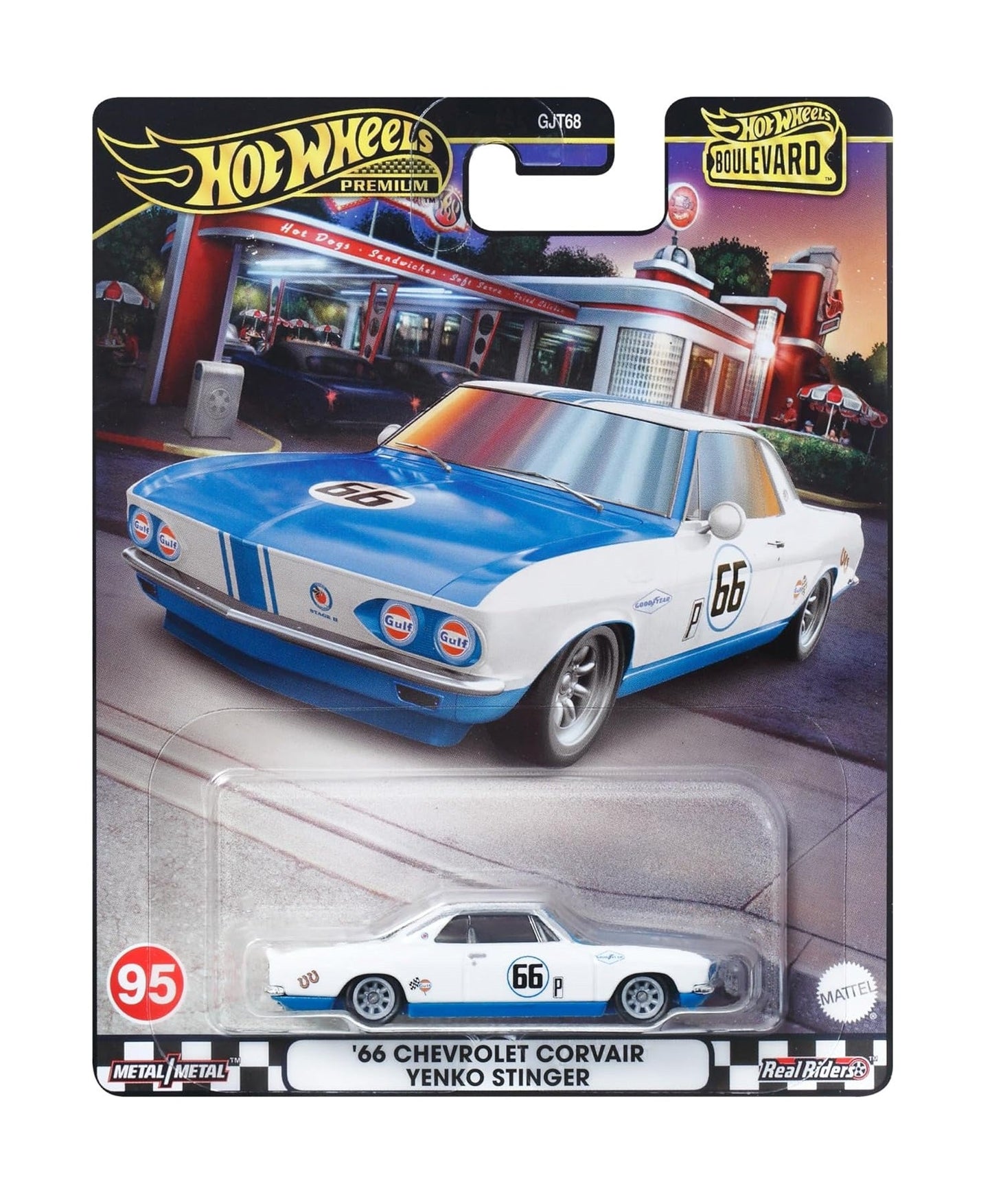 Hot Wheels Premium - '66 Chevrolet Corvair Yenko Stinger - Series Boulevard - Scale 1/64