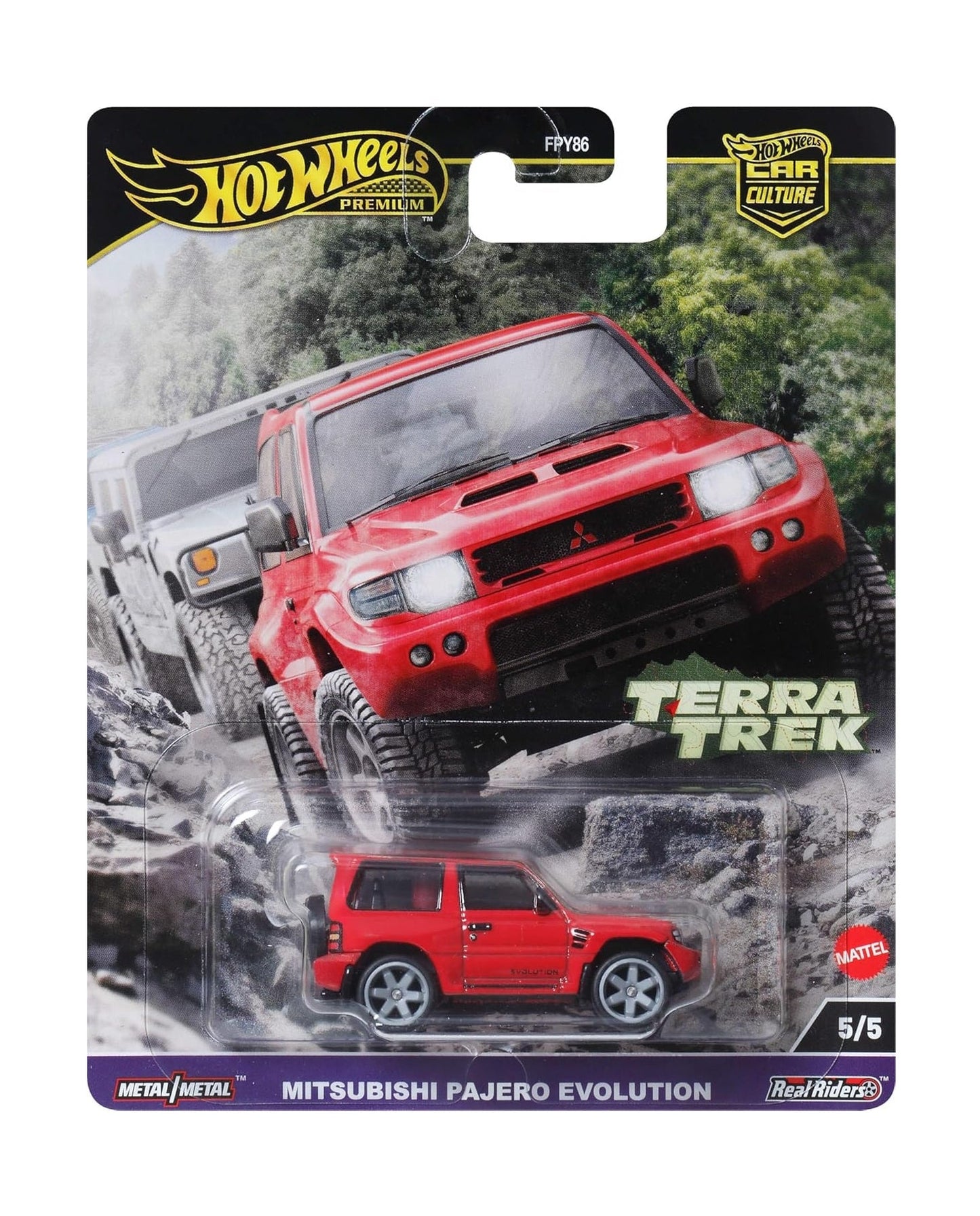 Hot Wheels Premium - Mitsubishi Pajero Evolution - Series Terra Trek - Scale 1/64