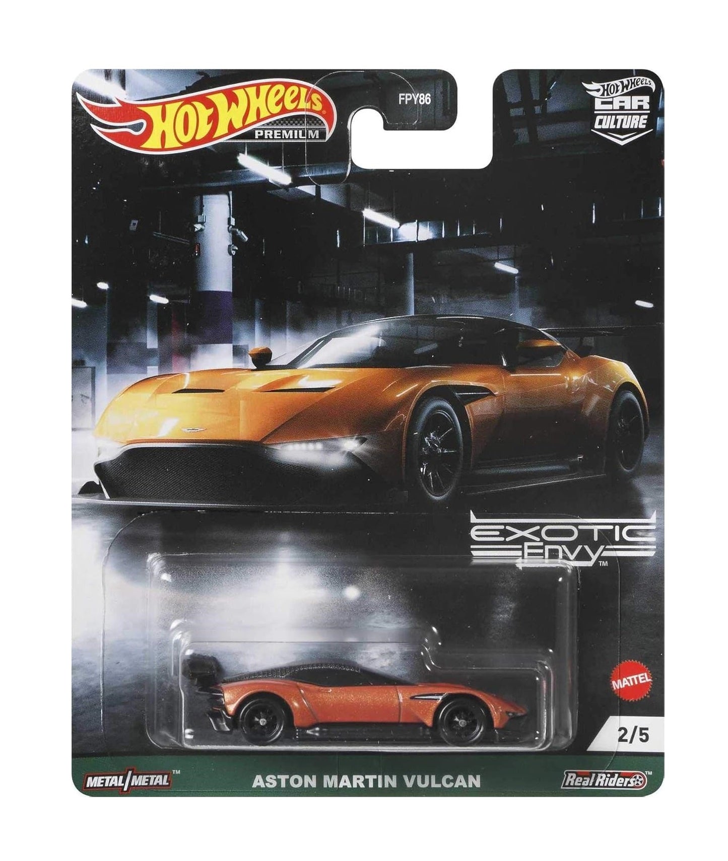 Hot Wheels Premium - Aston Martin Vulcan - Car Culture - Scale 1/64