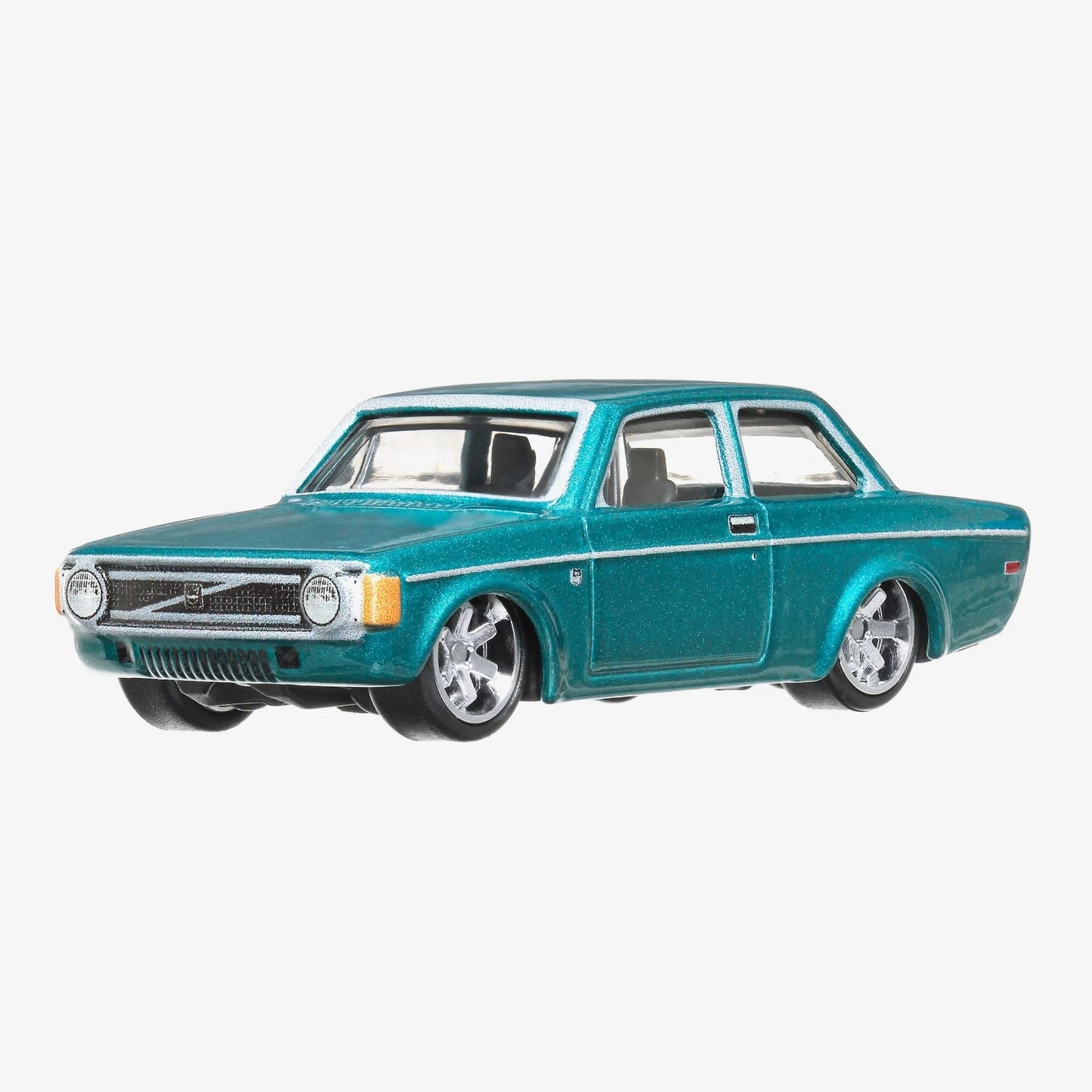 Hot Wheels Premium - 1973 Volvo 142 GL Green - Series Car Culture - Scala 1/64