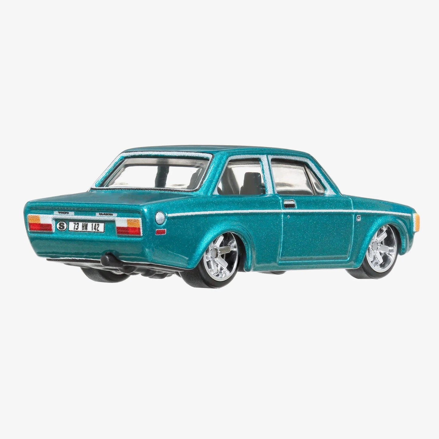 Hot Wheels Premium - 1973 Volvo 142 GL Green - Series Car Culture - Scala 1/64