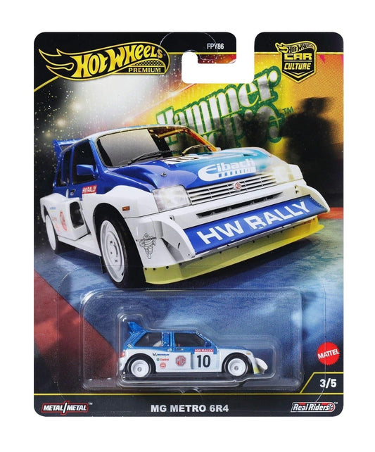 Hot Wheels Premium - MG Metro 6R4 - Series Car Culture Hammer Drop - Scale 1/64