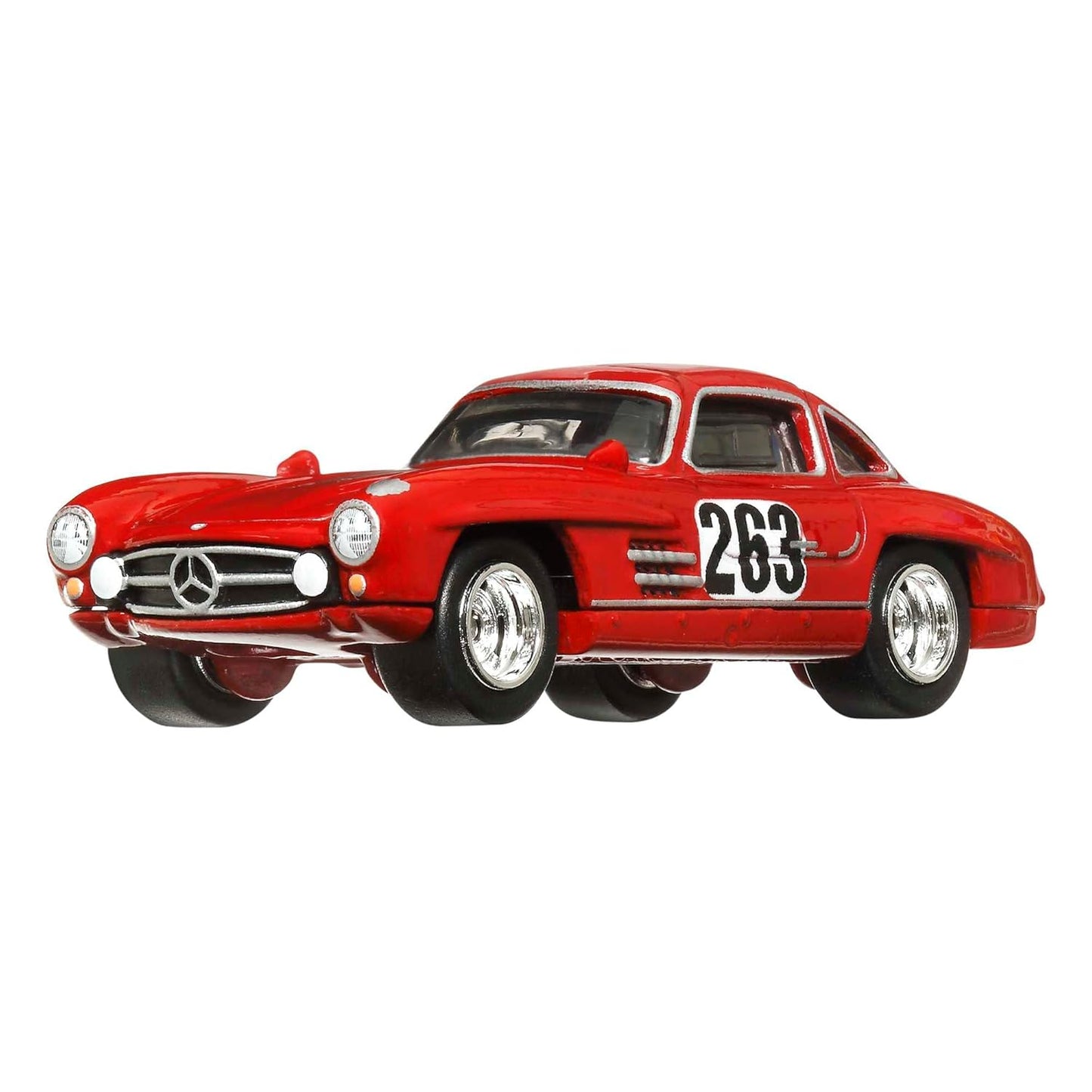 Hot Wheels Premium - Mercedes-Benz 300 SL Red Jay Leno's Garage- Series Car Culture - Scala 1/64