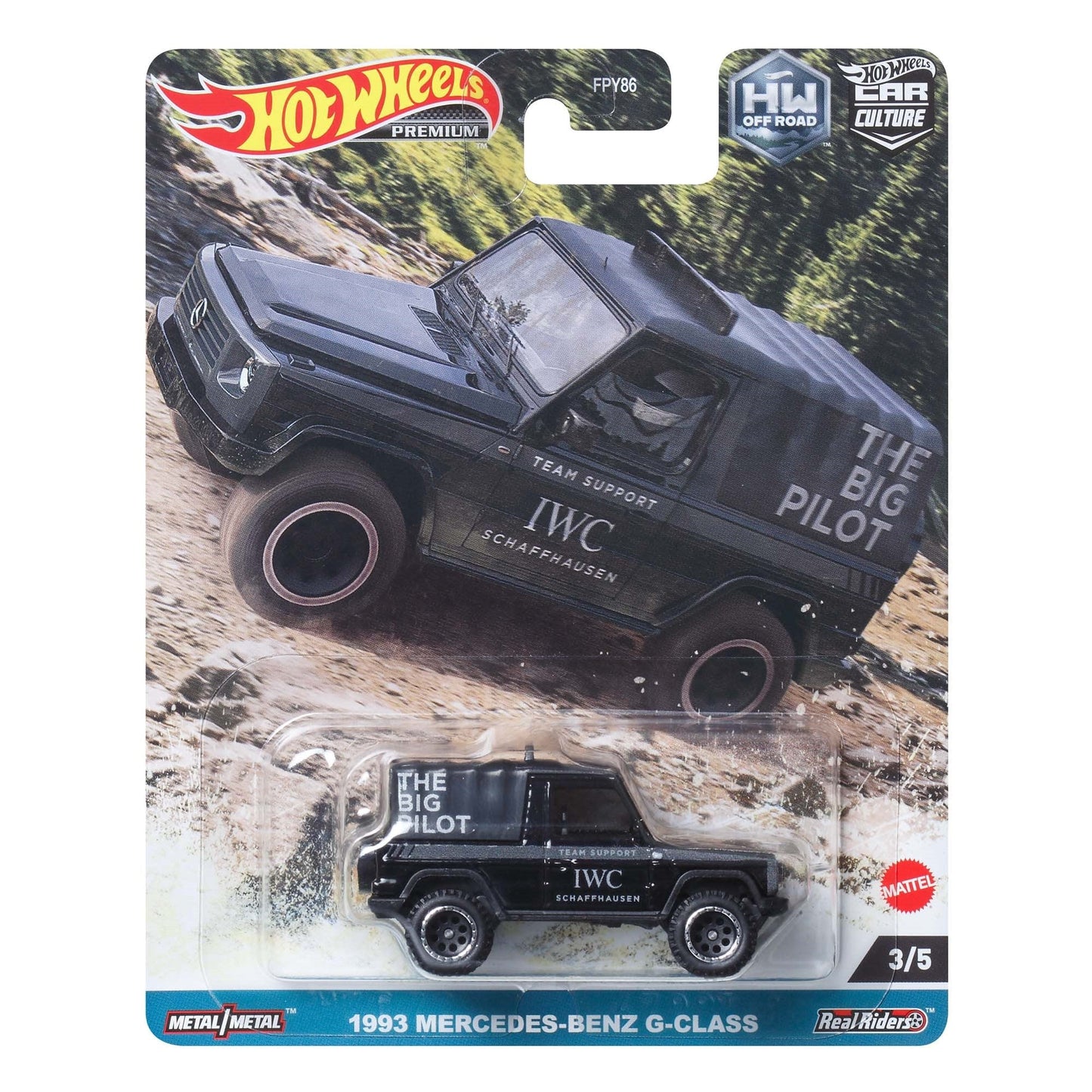 Hot Wheels Premium - 1993 Mercedes-Benz G-Class IWC - Series Car Culture - Scala 1/64