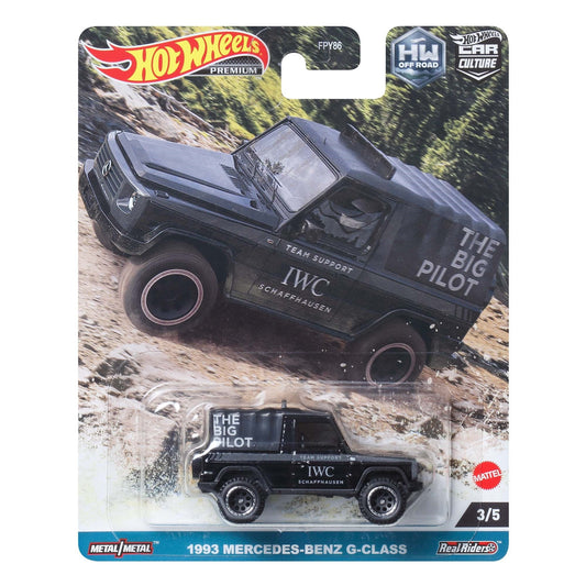 Hot Wheels Premium - 1993 Mercedes-Benz G-Class IWC - Series Car Culture - Scale 1/64