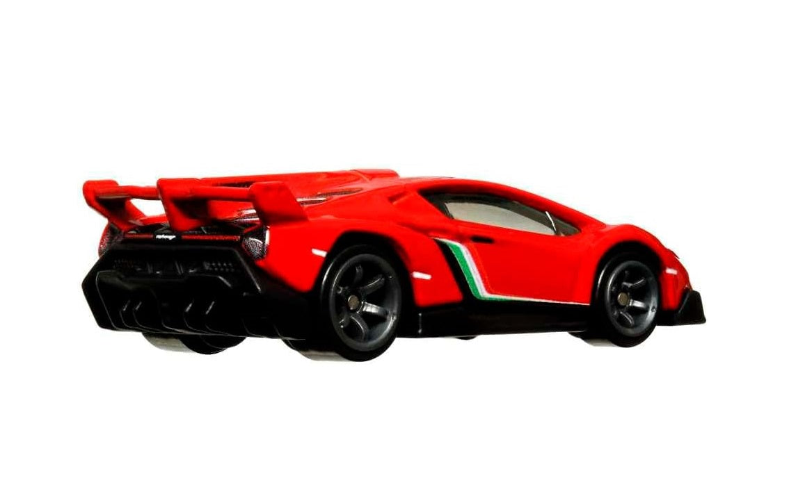 Hot Wheels Premium - Lamborghini Veneno Red Speed ​​Machine - Scale 1/64