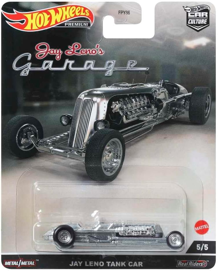 Hot Wheels Premium - Jay Leno's Garage Tank Car - 1/64 Scale