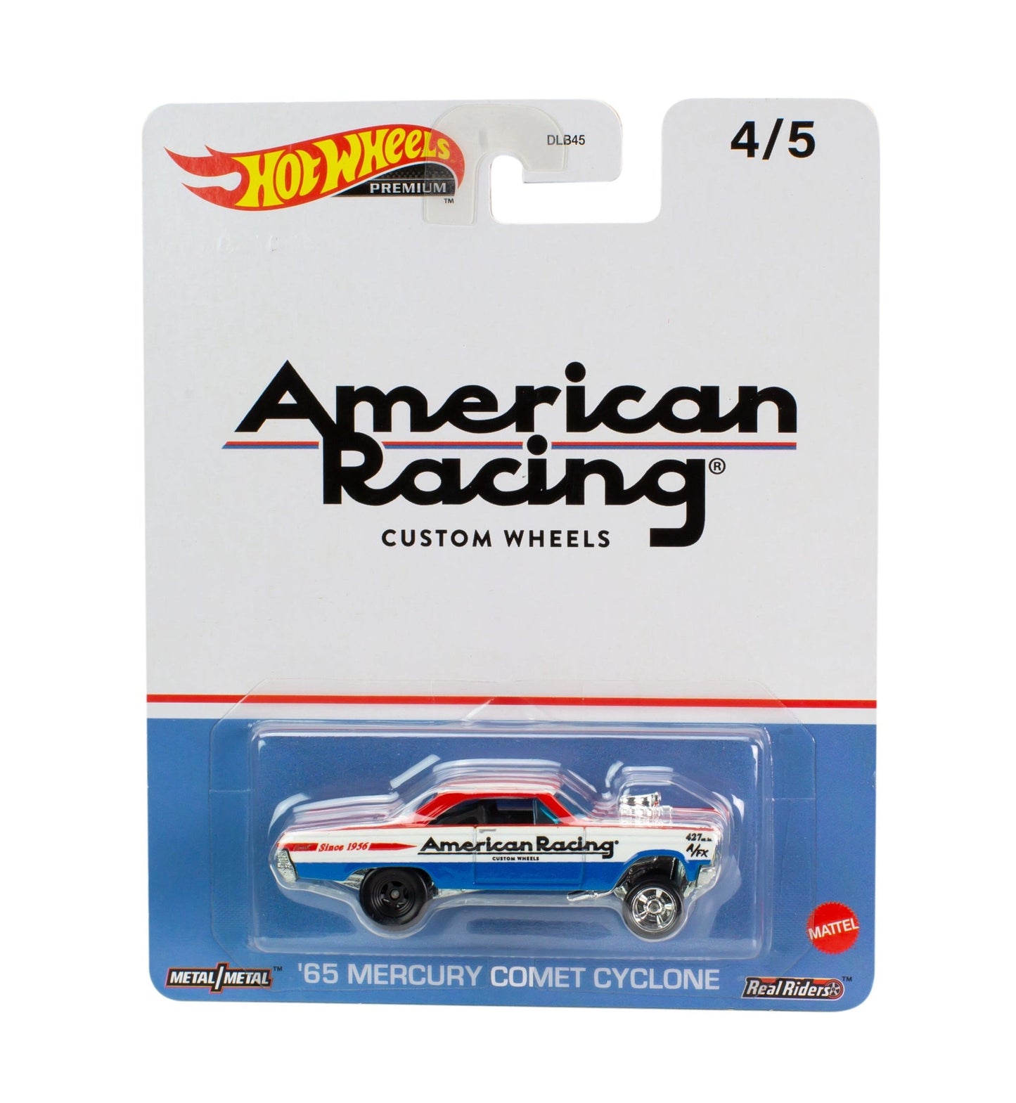 '65 Mercury Comet Cyclone American Racing - Hot Wheels Premium - Scale 1/64