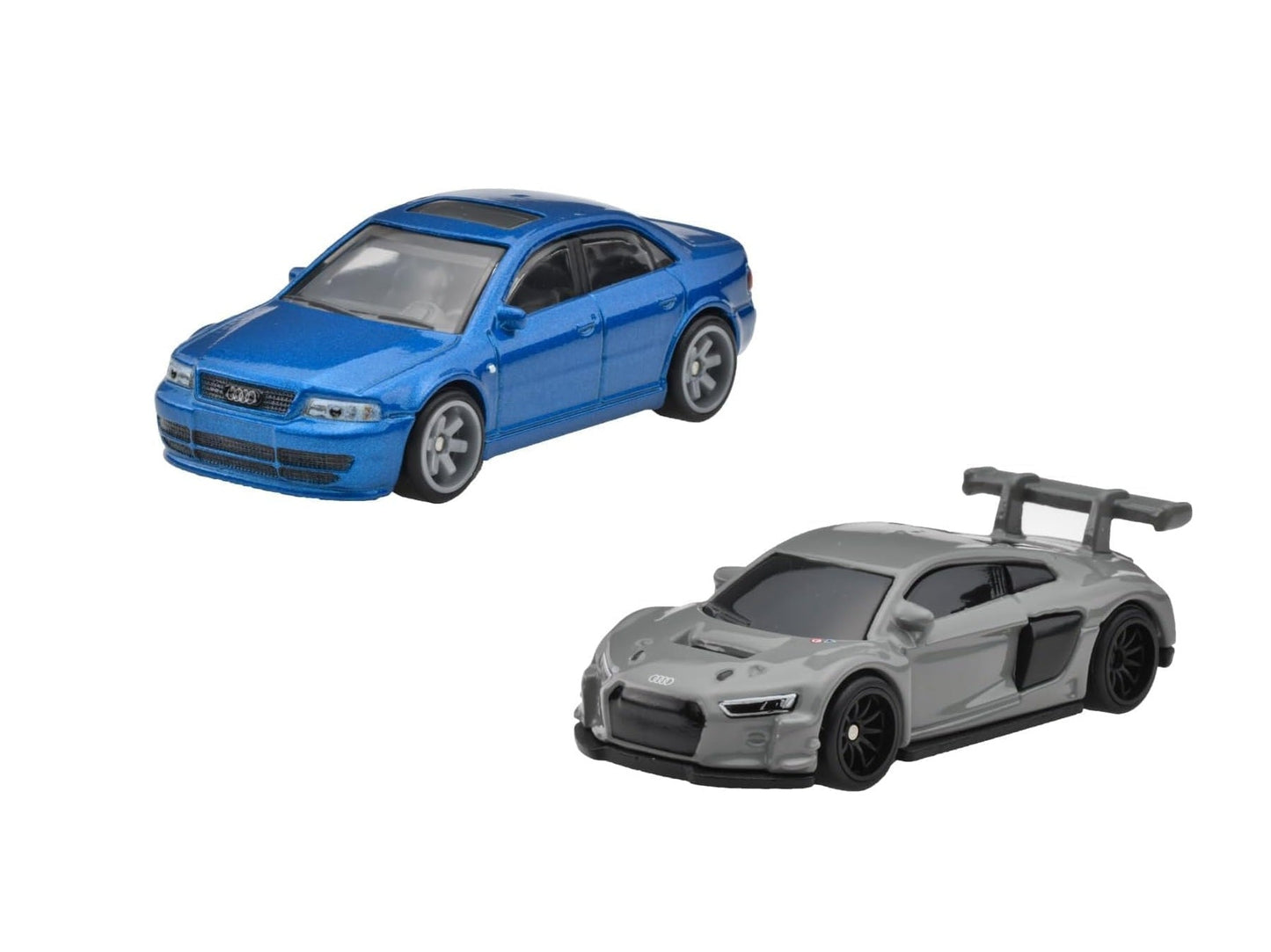 Hot Wheels Premium - 2 Pack Audi S4 Quattro / Audi R8 LMS - Scale 1/64