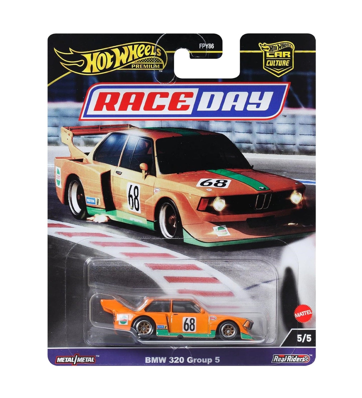 Hot Wheels Premium - BMW 320 Group 5 - Series Car Culture Race Day - Scale 1/64