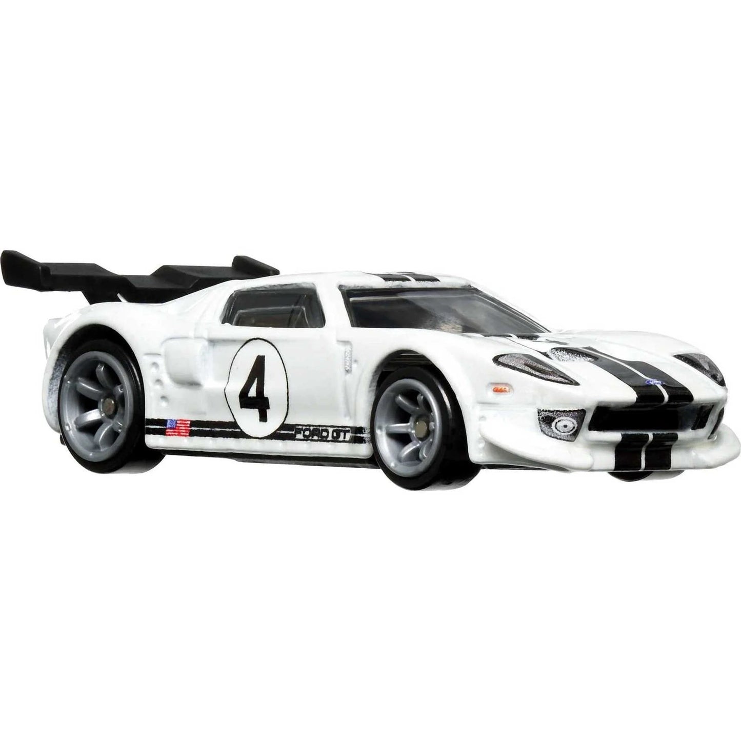 Hot Wheels Premium - Ford Gt White - Series Car Culture - Scale 1/64