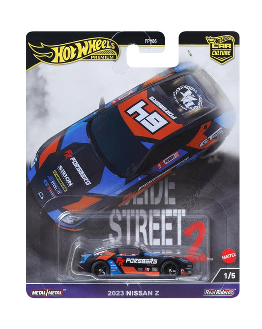 Hot Wheels Premium - 2023 Nissan Z Slide Street 2 - Series Car Culture - Scala 1/64