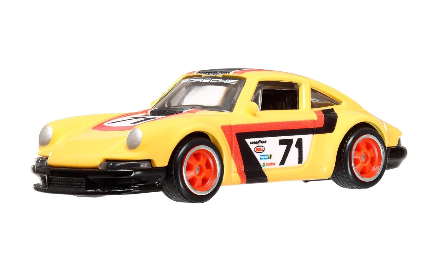 Hot Wheels Premium - 1971 Porsche 911 Yellow - Series Car Culture - Scale 1/64