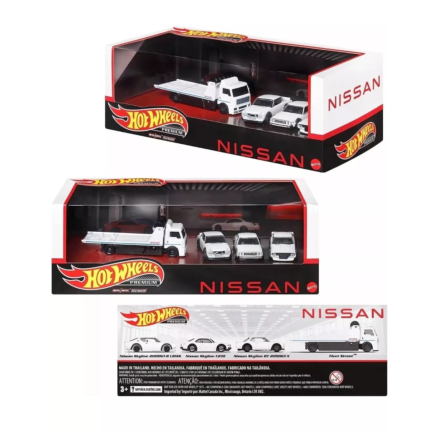 Hot Wheels Premium - Set Premium Nissan Skyline - Scala 1/64