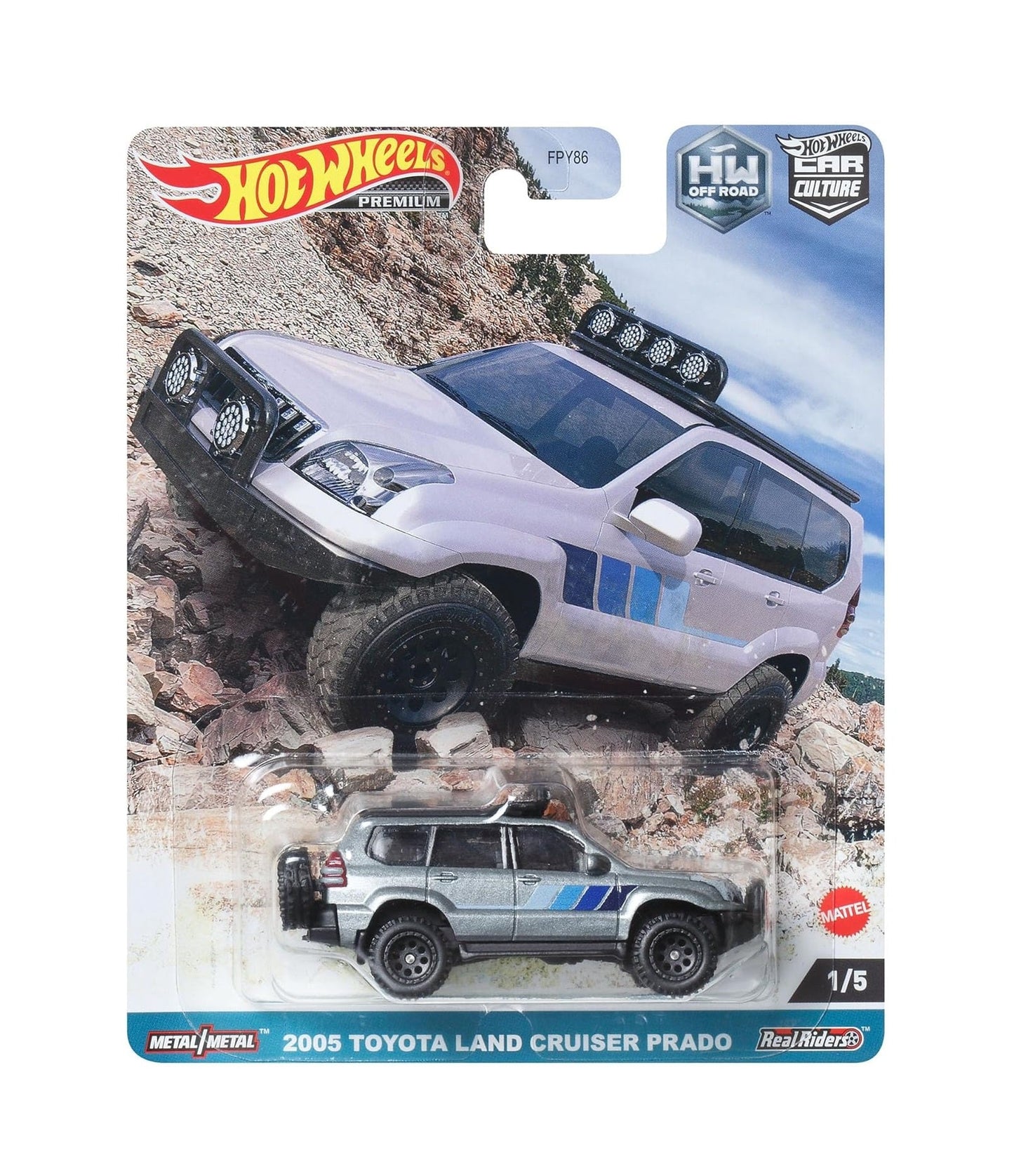 Hot Wheels Premium - 2005 Toyota Land Cruiser Prado - Series Car Culture - Scale 1/64