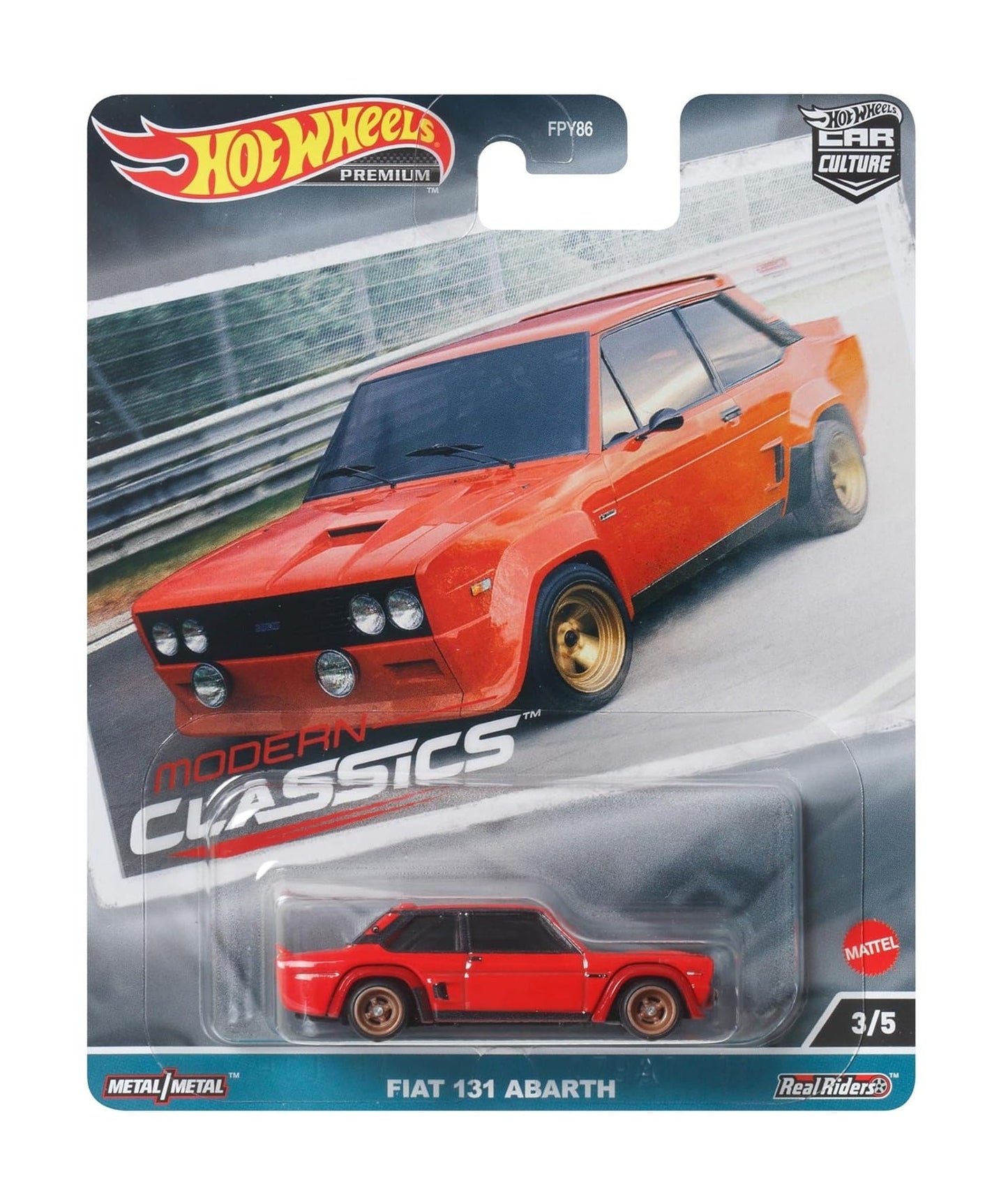 Hot Wheels Premium - Fiat 131 Abarth - Series Car Culture - Scale 1/64