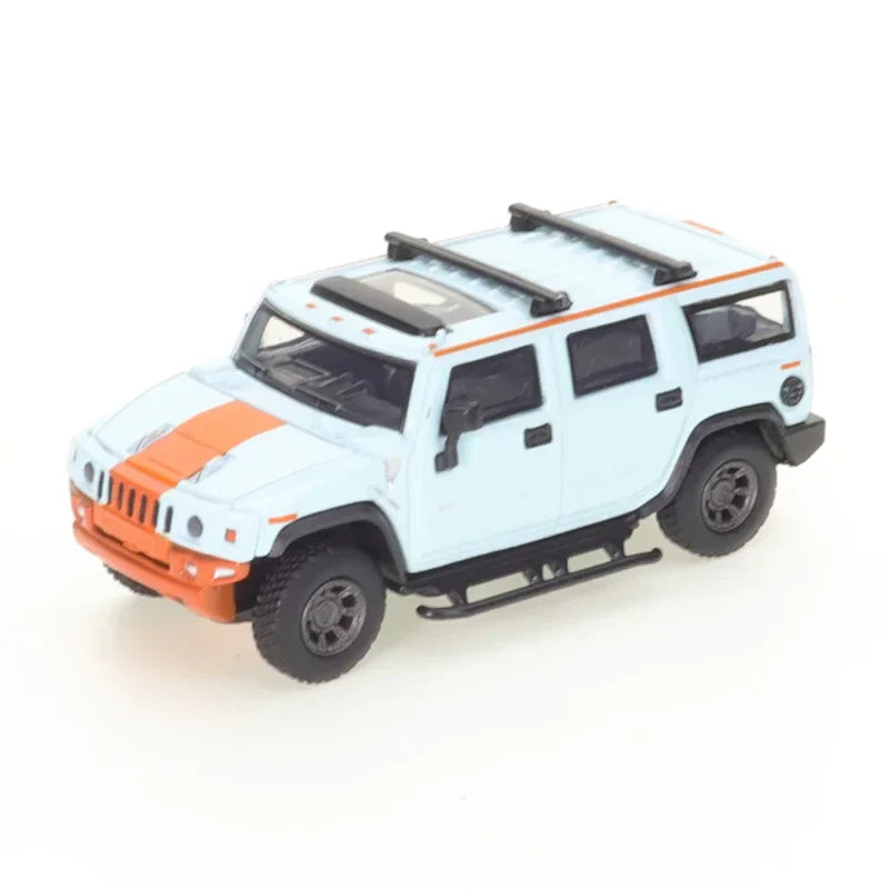 JKM Hummer H2 Light Blue - Scale 1/64