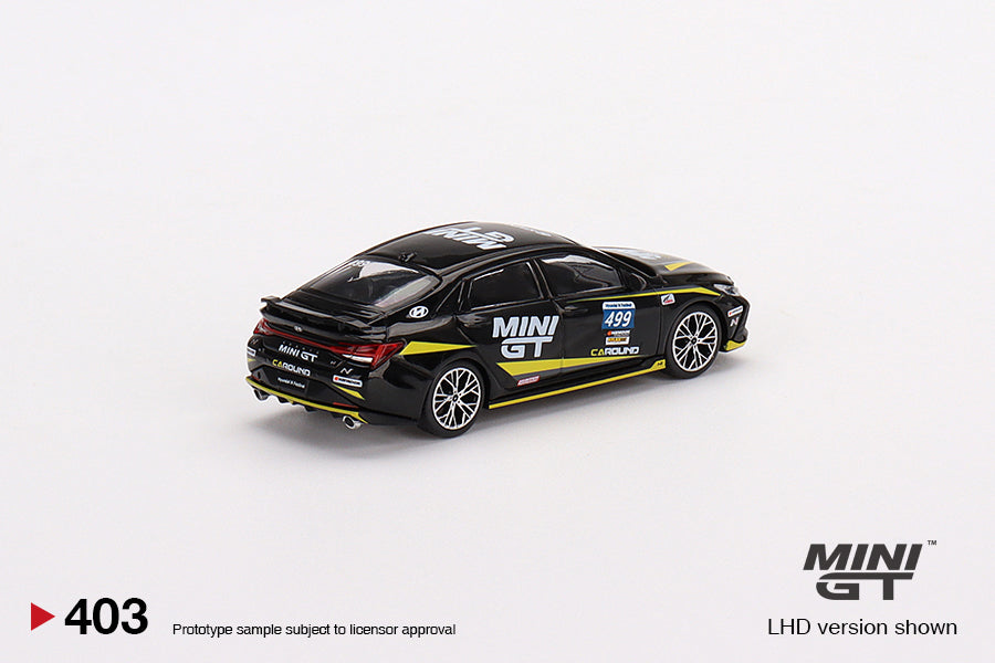 Mini GT - Hyundai Elantra N #499 Caround Racing Hyundai N-Festival - Scale 1/64 MGT00403