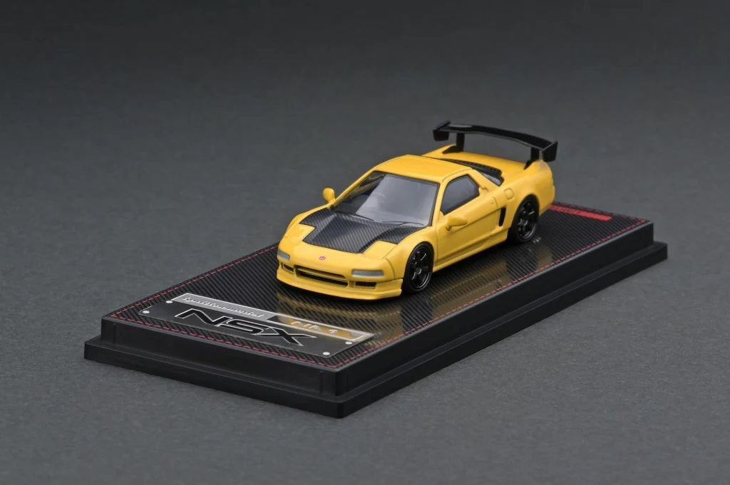 Ignition Model - Honda NSX (NA1) Matte Yellow - Scale 1/64 IG1945