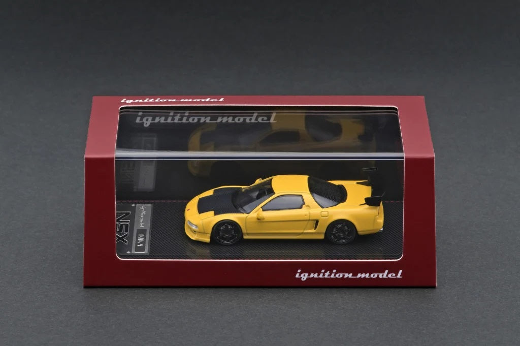 Ignition Model - Honda NSX (NA1) Matte Yellow - Scale 1/64 IG1945