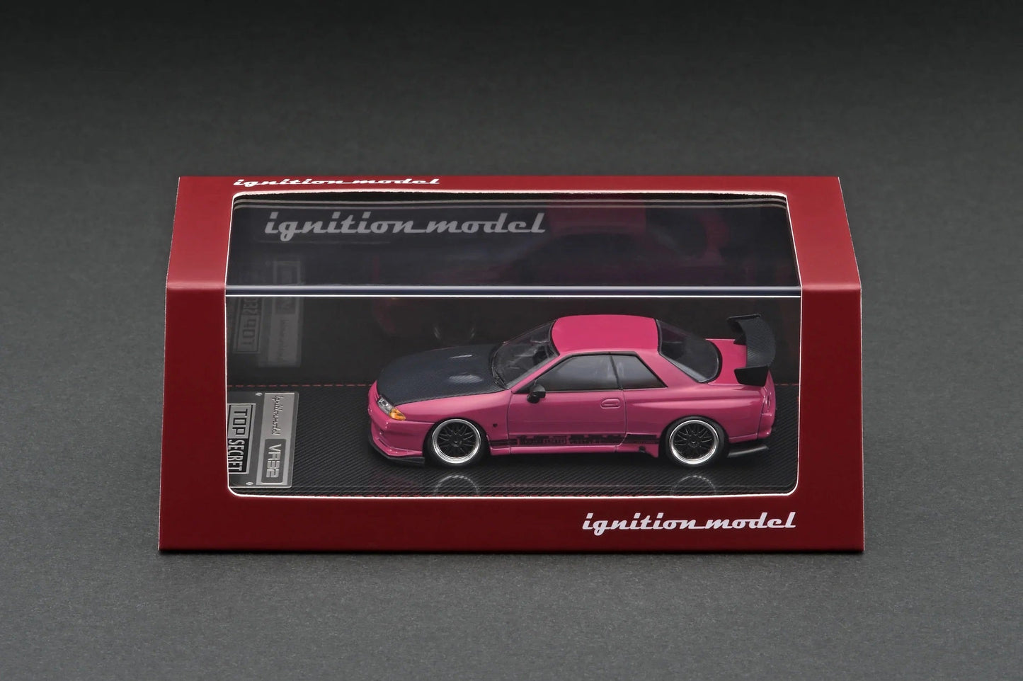 Ignition Model - TOP SECRET Nissan GT-R (VR32) Pink - Scala 1/64 IG2393