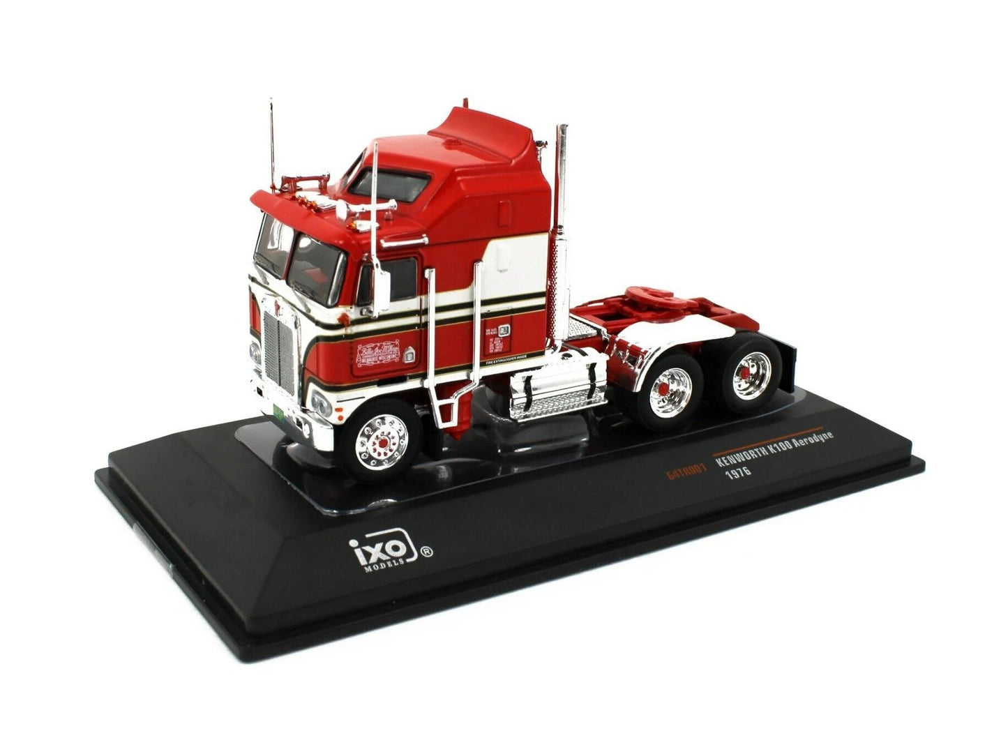 IXO Models - Kenworth K100 Aerodyne Cab Red / White - Scala 1/64 64TR001