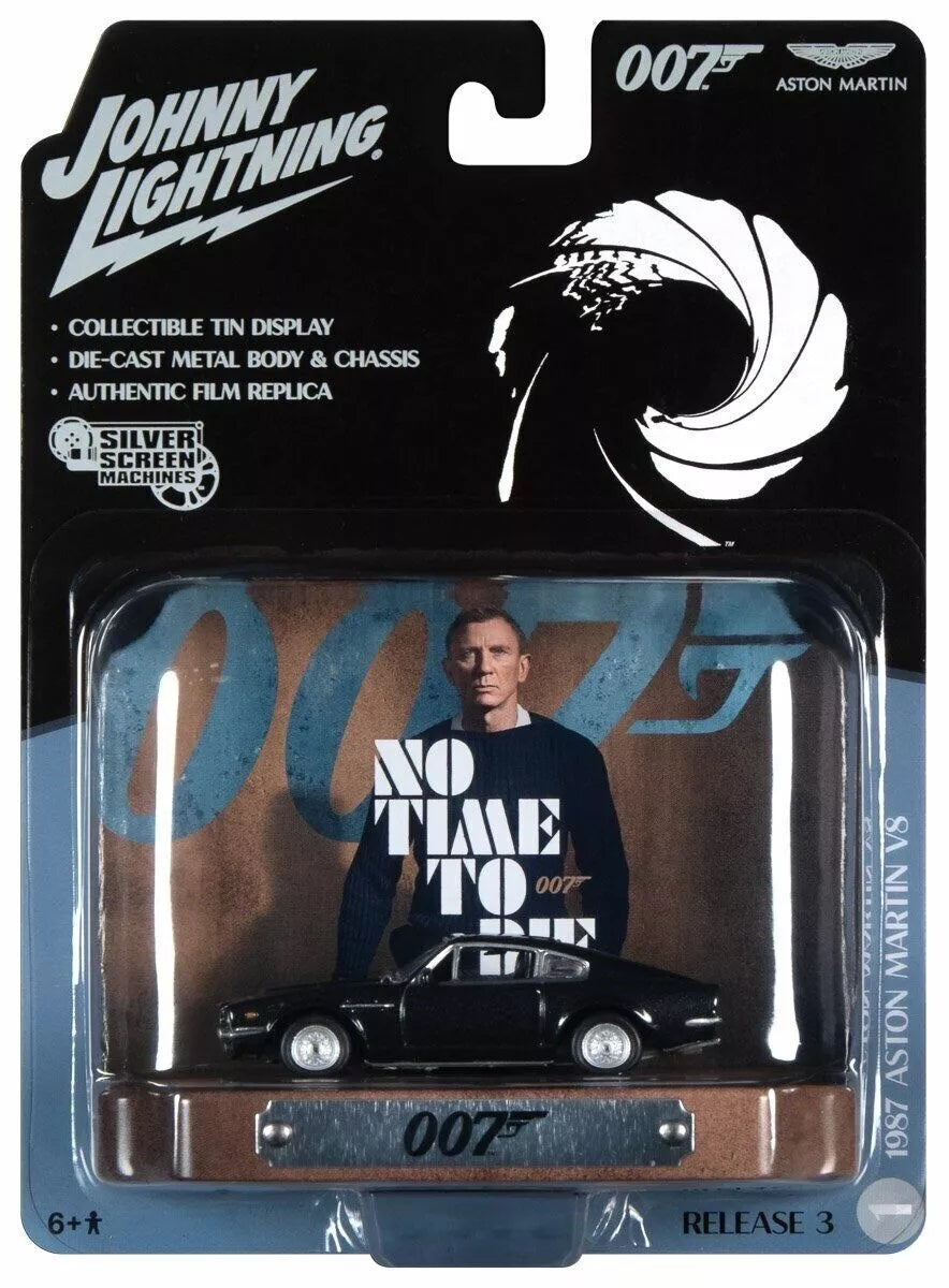 Johnny Lightning - 1987 Aston Martin V8 James Bond 007 "No Time To Die" - Scala 1/64