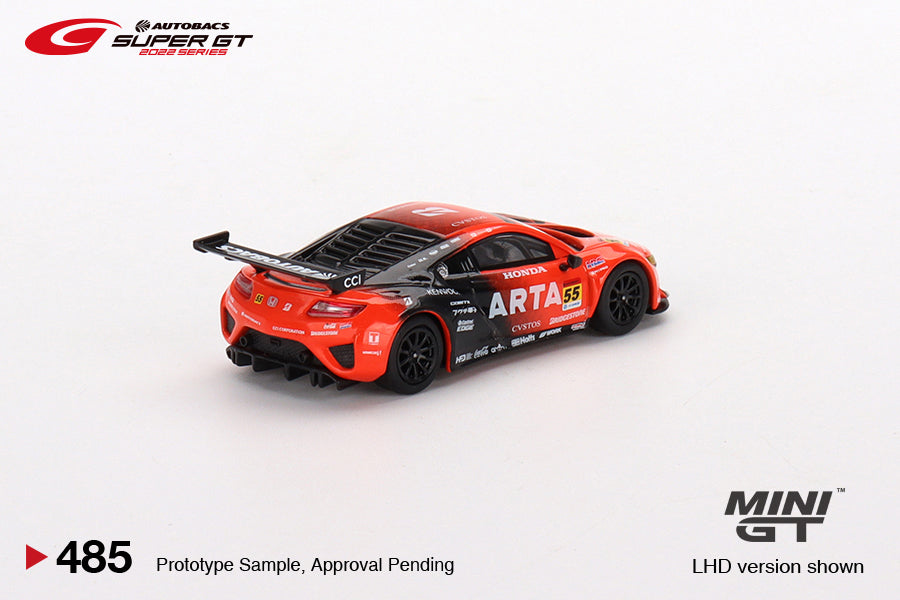 Mini GT - [Japan Exclusive] Honda NSX GT3 EVO22 #55 ARTA 2022 Super GT Series - Scale 1/64 MGT00485-L