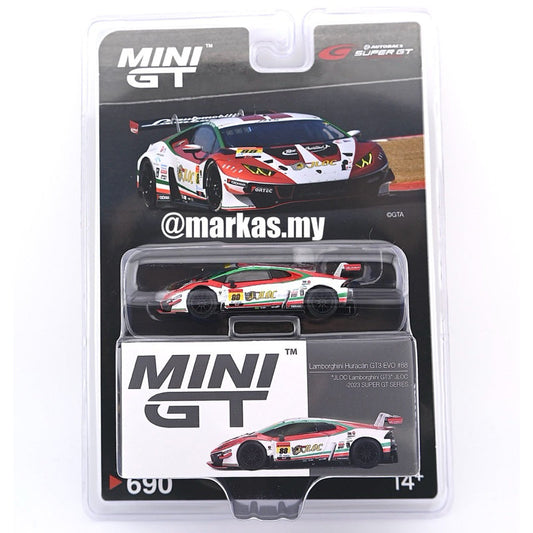 Mini GT - [Japan Exclusive] Lamborghini Huracán GT3 EVO2 #88 Blister Packaging - Scala 1/64 MGT00690-L