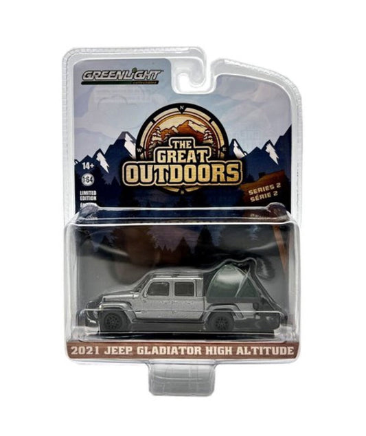 Greenlight - 2021 Jeep Gladiator High Altitude Series The Great Outdoors - Greenlight - Scala 1/64