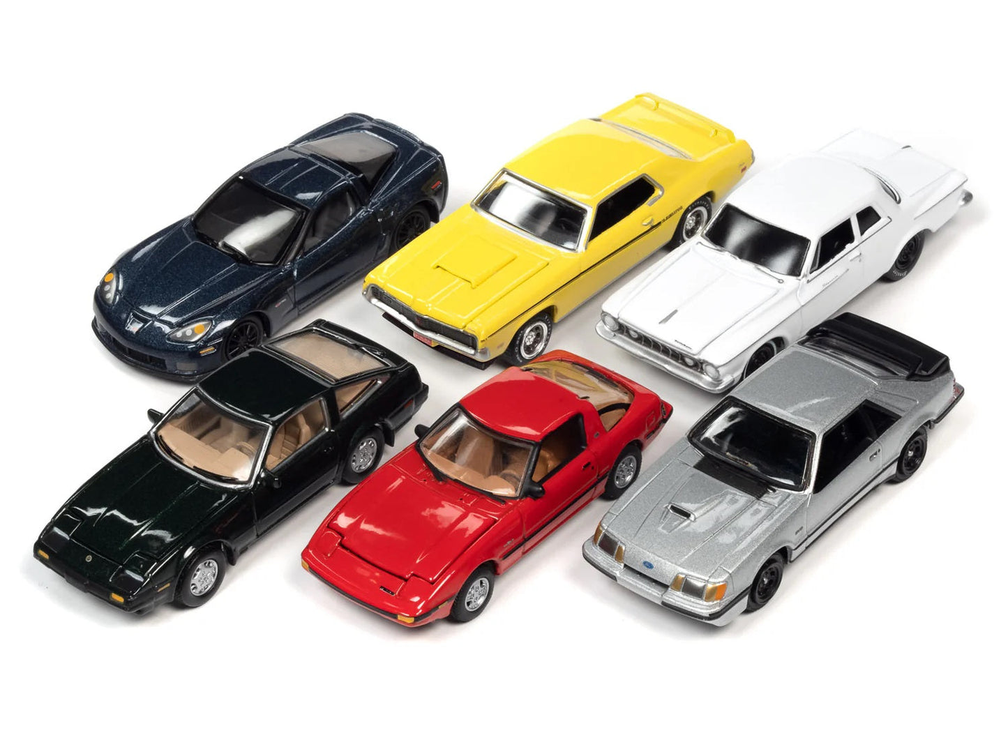 Johnny Lightning - Classic Gold Collection 2022 Release 2 Set B (6-Car Set) - Scale 1/64