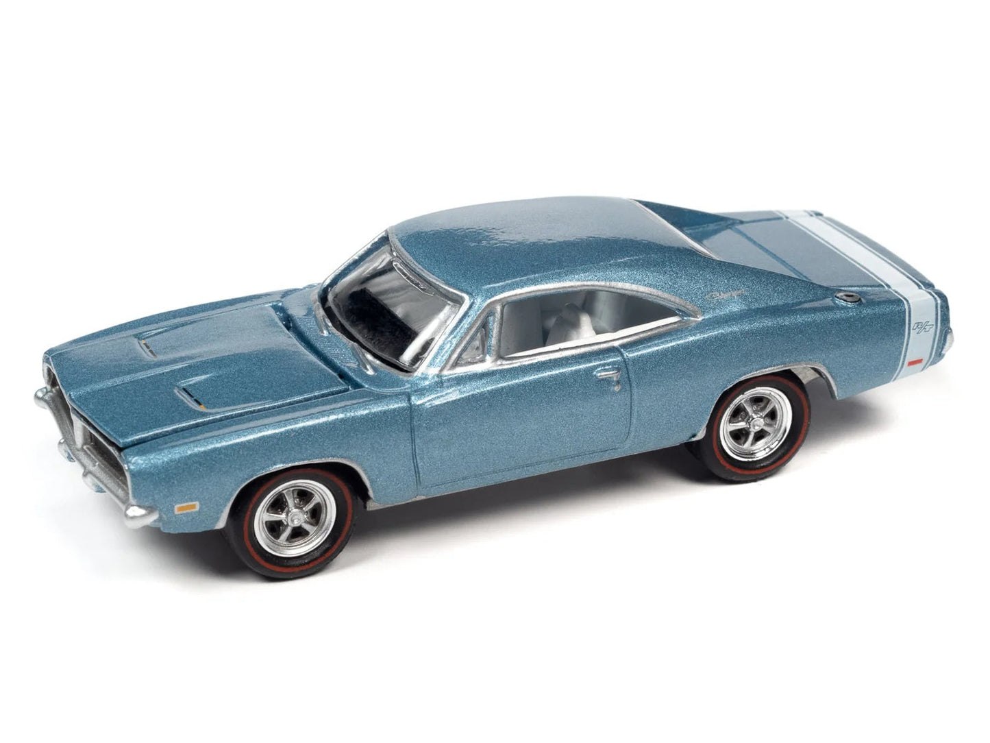 Johnny Lightning - Dodge Charger R/T 1969 Blue - Scale 1/64