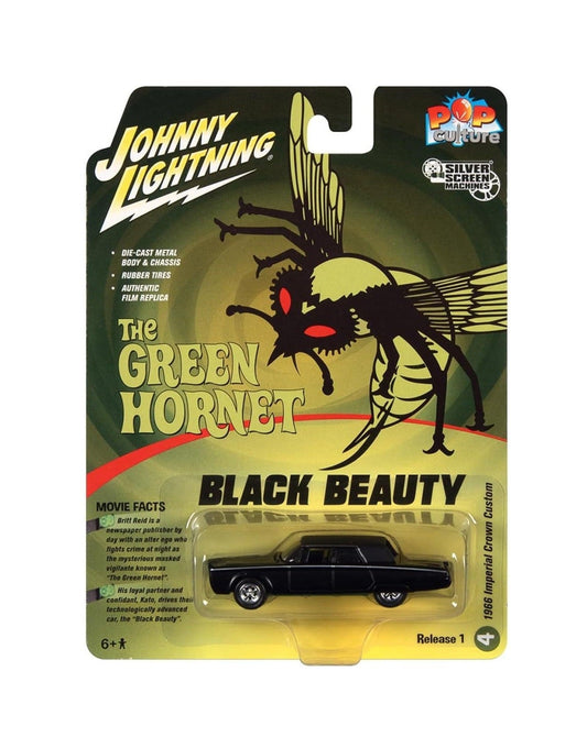 Johnny Lightning - 1966 Chrysler Imperial Crown Custom Matt Black The Green Hornet - Scala 1/64