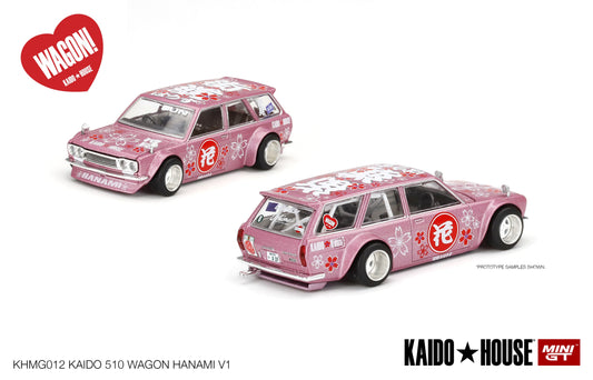 Mini GT - Datsun KAIDO 510 Wagon Hanami V1 - KAIDO HOUSE - Scale 1/64 KHMG012