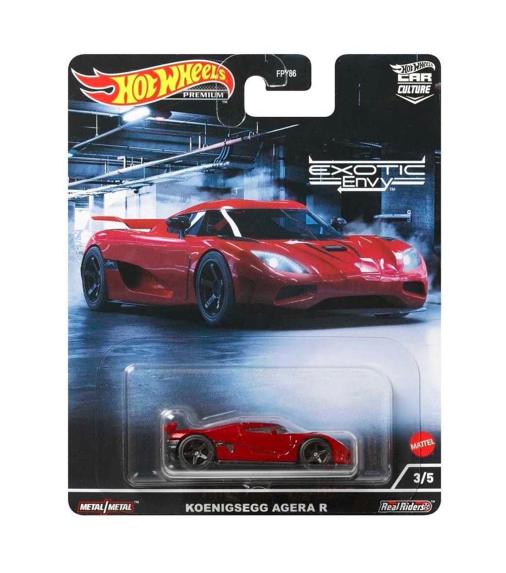 Hot Wheels Premium - Koenigsegg Agera R Red - Series Car Culture - Scale 1/64