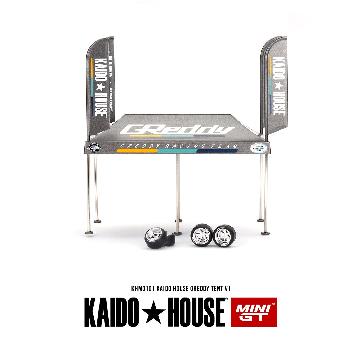 Mini GT - Kaido House GREDDY Tent V1 - KAIDO HOUSE Scala 1/64 KHMG101