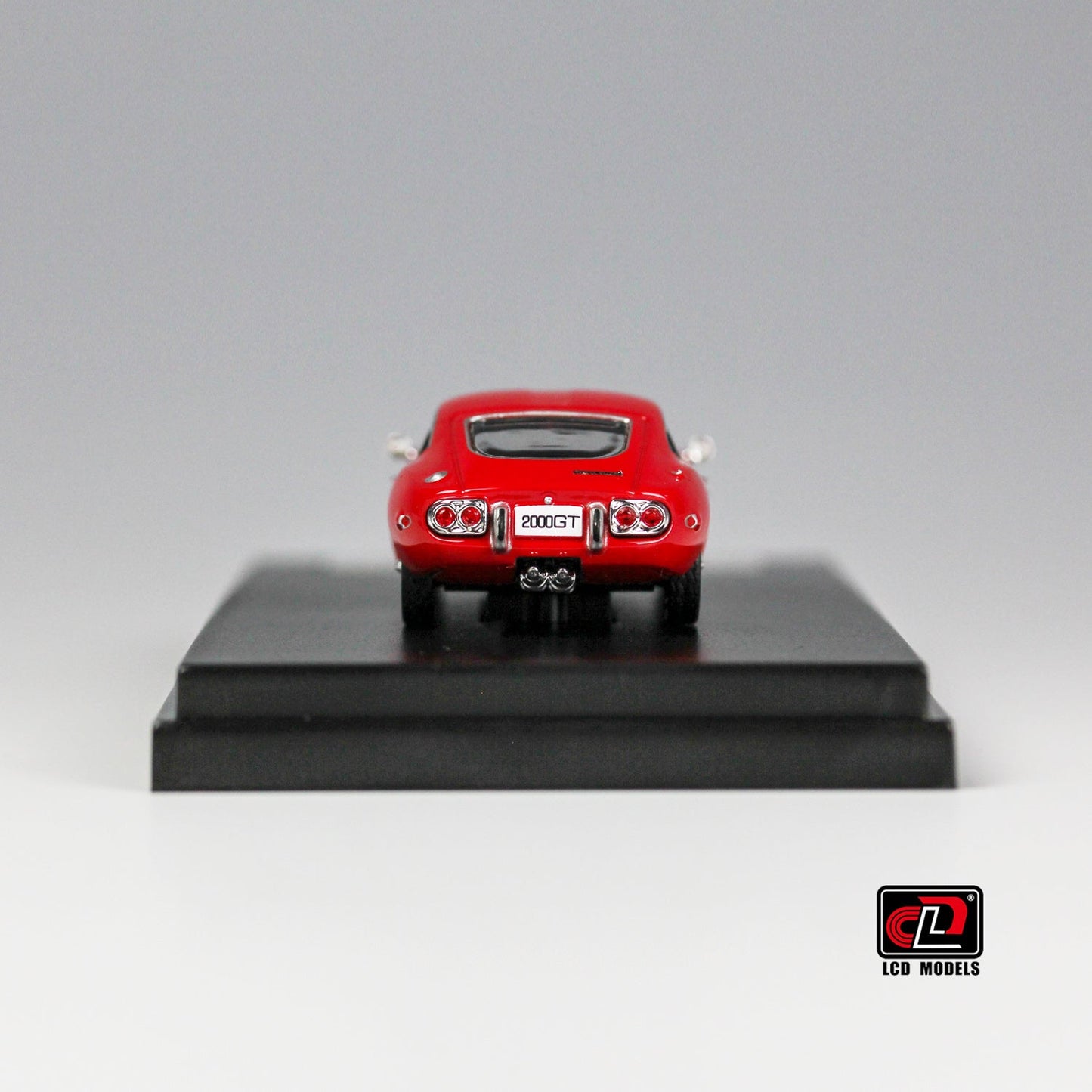 LCD Models - Toyota 2000GT Red - Scale 1/64 LCD64029-RE