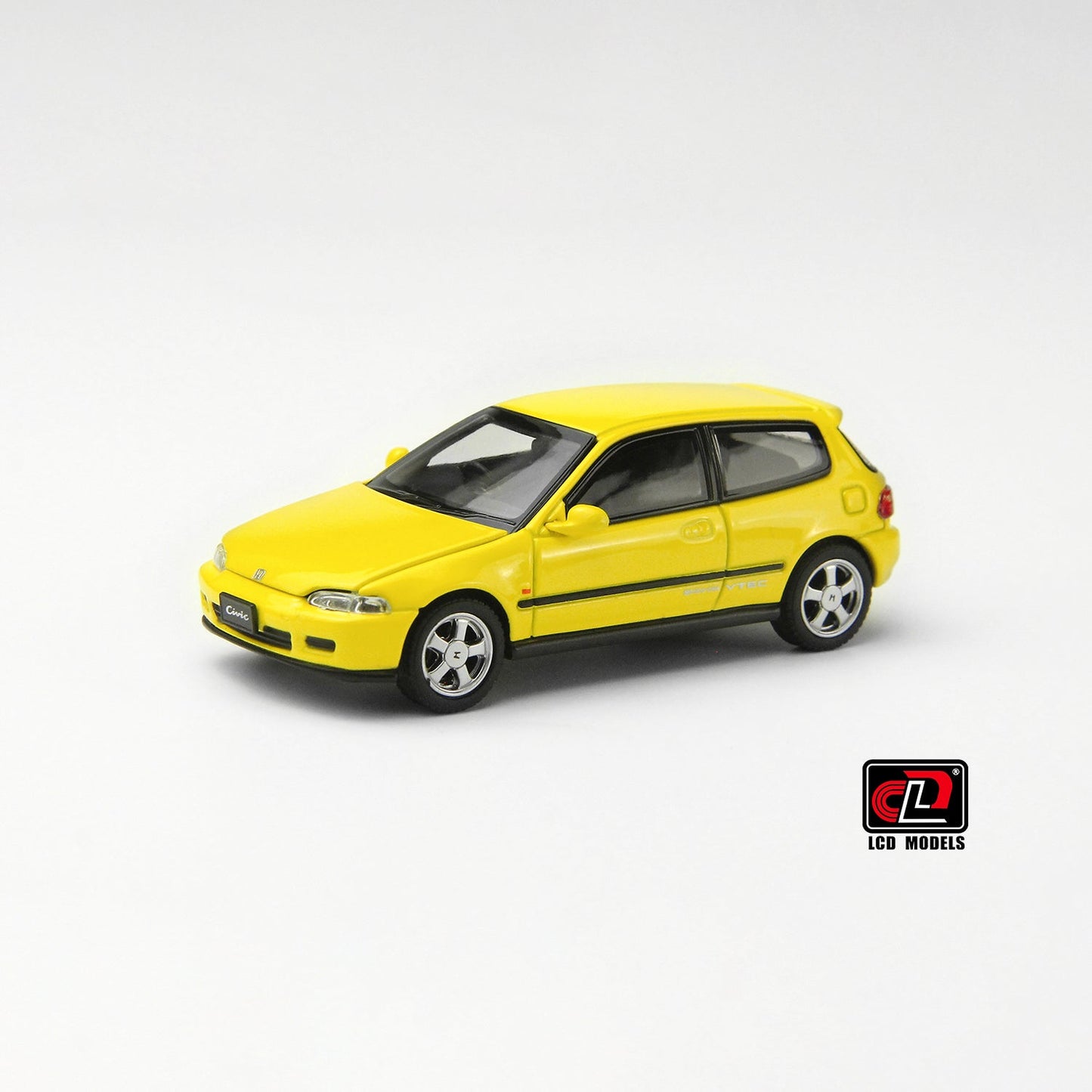 LCD Models - Honda CIVIC SiR II(EG6) Yellow - Scala 1/64 LCD64034-YE